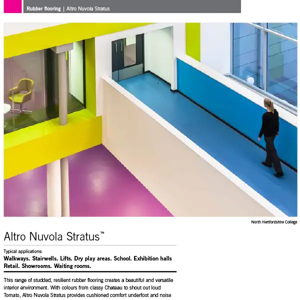 Altro Rubber Flooring Brochure